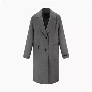 [SOUP] OBBHCR1(싱글 투버튼 구스안감 오버핏 핸드메이드 코트) (P003720990)