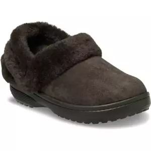 [크록스](신세계 사우스시티)클래식 언퍼게터블 스웨이드 클로그 (에소프레소) 212106-206