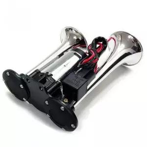 AUTOVIT 에어크락션 크롬 에어혼 에어컴프레셔 자동차부품 크락션 차량선풍기