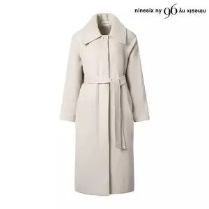 [나인식스뉴욕]스트랩 버튼업 포켓 백 트임 울 롱 맥코트 (NO4JH008L0)