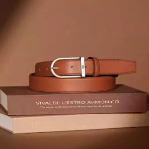 닥스 ACC 브라운 단색 소가죽 벨트 DBBE5F165