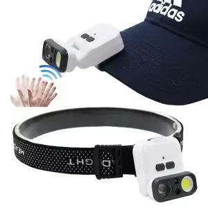 센서 LED COB 충전 낚시 모자 랜턴 캡라이트 헤드랜턴/머리/후레쉬/헤드렌턴/해드라이트/낚시용/안전모