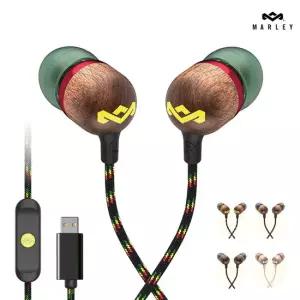 하우스오브말리 C타입 유선 감성 이어폰 아이폰 갤럭시 호환 운동용 러닝용 입학 졸업 선물