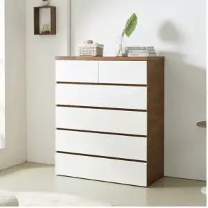 1000 속깊은 상2칸 5단서랍장 옷장 수납 원목 정리함 침실가구