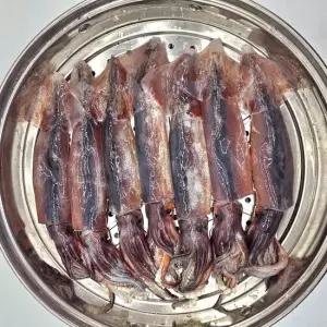 국내산 생물 급냉 통찜용오징어1kg 7-8미