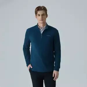 [머렐] 남성 반집업 기모 긴팔 티셔츠 (D4LS302MGRN-K)