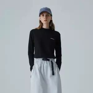 [머렐] 여성 모크넥 기모 긴팔 티셔츠 (D4LS302WBLK-K)