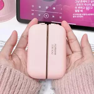 충전식 미니 쌍쌍바 자가발열 손난로 휴대용 2in1