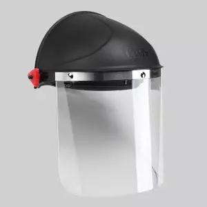 보안면 F-65A 투명 곡면렌즈 안전모 고글 현장 작업/안면/보호구/앞면/벌초/예초/작업용/쉴드/페이스