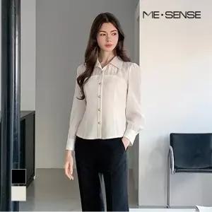 뷔스티에 슬림핏 블라우스_MB52BLM182Z