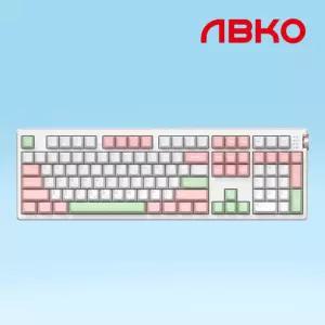  앱코 A108K 3모드 퀵스압 유무선 기계식 키보드 피오니 벚꽃축