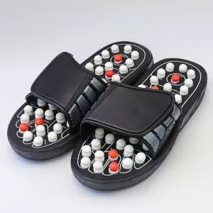 발 지압 슬리퍼 홈케어 마사지 발 지압 슬리퍼 발바닥 건강 발피로 피로 충격 욕실 회복 여자 남성 여성