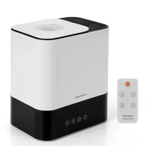 DAEWOO 자동세척 100도살균가습 가열식가습기 5L 리모컨형/상부급수 가정용 사무실 업소용 대형가습기