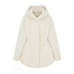 [롯데백화점]티뷰 웨이스트 스트링 후드 퍼 하프 코트_V5D-VCT008