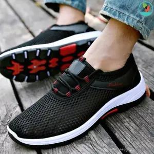 메쉬 운동화 볼넓은 운동화 니트 아쿠아 경량 심플 깔끔 베이직