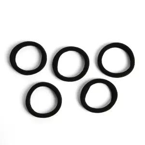 고탄력 검정 머리끈 40개 대용량