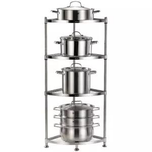 틈새 냄비정리대 수납장 후라이팬정리대 2층 다용도 높이39