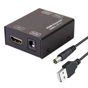 DTECH HDMI 신호 증폭기 부스터 중계기 4K 60Hz YUV 444 18Gbps 1080P HDCP 2.2 CEC 3D 4K2K 익스텐더 부스트 최대 164피트 VR TV 박스 블루레이 플레이어 HDTV 모니터 프로젝터 컴퓨터와 호환