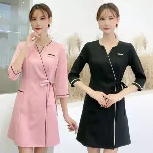 여성피부관리사 유니폼 네일가운 피부관리사 관리사 네일