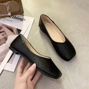 [하프클럽/]검정 데이 여자 플렛 기본 드라이빙 슈즈 여행 나들이