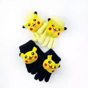 피카츄 방한 보들보들 스타일 따뜻 뽀글이 털장갑 남