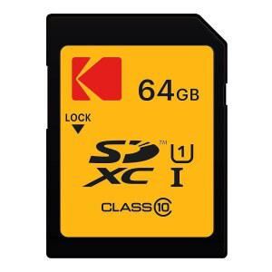 [미국배송] KODAK SDXC 카드 64GB UHS-I U1 V10 프리미엄 최대 85MB/S 읽기 속도 표준과 호환 - EKMSD64GXC10K