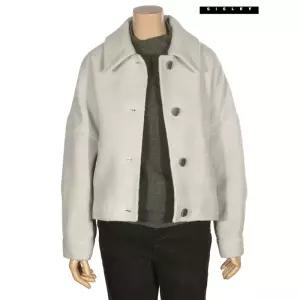 시슬리 아울렛 루즈핏 하프코트 SACTE2361_LB1119034