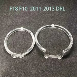 BMW 호환 5 시리즈 F10 F18 2011-2013 DRL 주간 주행 등 라이트 가이드 플레이트 튜브 스트립