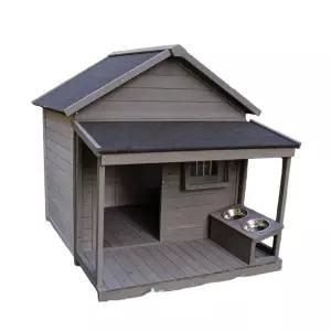 야외 개집 대형견 하우스 방수 원목 애견하우스 대형견집