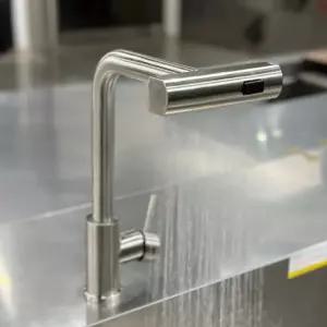 백조씽크 3way 주방수전 싱크대 원홀 수도꼭지 고니6004