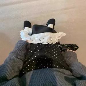 치마 여사친 겨울 쉬폰 기모 도트 레이스 1PICK4