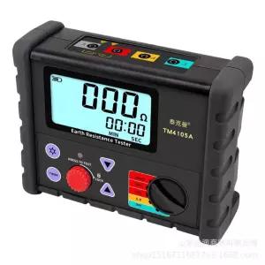 디지털 저항측정기 클램프 감지 저항 저항계 TM4105A 전압