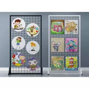 철제 네트망 작품 미술 휀스 폴딩 전시대 철망파티션 팬트리