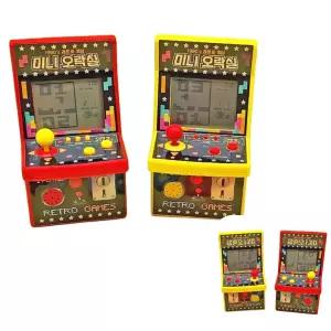 뮤 장난감 오락기 1인용 랜덤 레트로게임기 추억의 2P 테트리스 미니 휴대용