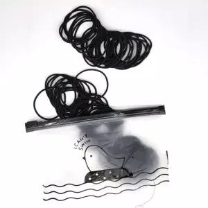 헤어밴드 대용량 머리 고무줄 블랙 (WFJPVIA)