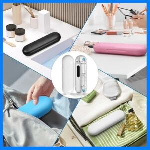 신형 2개입 전동 칫솔 여행용 케이스 오랄비 아이오 호환 휴대용 방진 칫솔 케이스 칫솔 여행용 용기