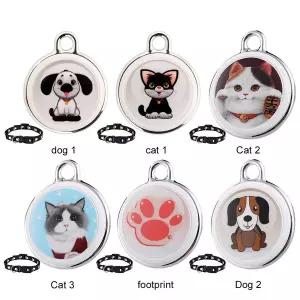 애완 동물 분실 방지 GPS 추적기 블루투스 호환 실시간 추적 개 고양이 목걸이 개 고양이를 장치 GPS 추적