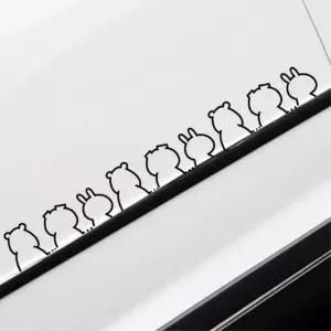 애니멀 라인 차량용 데칼 스티커 자동차꾸미기 셀프튜닝 20대여성 첫차선물 레이실내