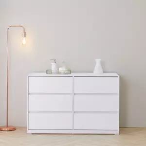 도도스 강화UV코팅 광폭1200와이드 3단 서랍장(DO_007)