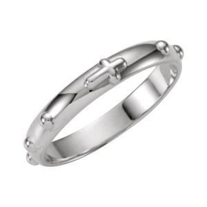 본악 주얼리 스털링 실버 묵주 반지 사이즈