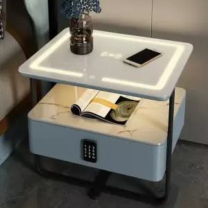 원형 모듈 서랍 엔틱 침실 일룸 협탁 북유럽 모던 우드 원탁 탁자 수납