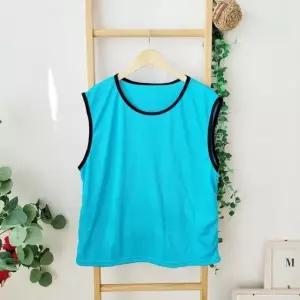 스포츠 팀 구별 조끼 블루 체육 대회 농구 팀조끼 축구 풋살 유니폼 단체복 (WFK7U7O)