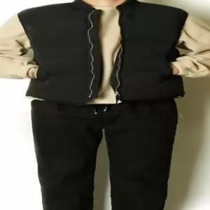 숏 조끼 겨울 커플룩 경량 패딩 빵빵시밀 가을베스트 점퍼 자켓 방한복 아우터 바람막이 잠바 다운 옷