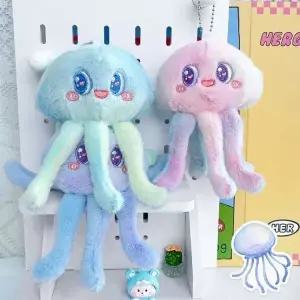 해파리 인형키링 / 젤리피쉬 외계인 문어 인형 가방고리 키링