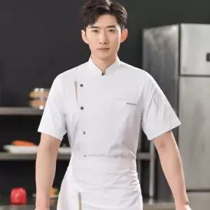 조리사 유니폼 식당 호텔 여름 단체복 반팔 쉐프 음식점