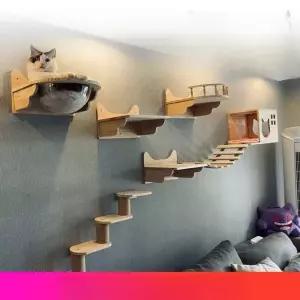 원목 캣워커 선반 놀이터 스크래쳐 인테리어 반려묘