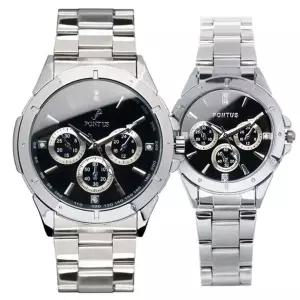 P 커플시계 손목시계 메탈시계 PO-1006F 시계 남자시계 남성시계 손목시계
