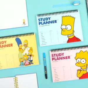 희망노트 심슨 스터디 플래너 100매 (3종 택1) 노트 메모지 공책 준비물