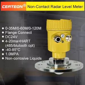 레이저레벨기 전자식 80GHz 고주파 레이더 레벨 미터 탱크용 연결 DN50DN65DN80DN100