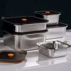 레벤호프 렌지형 스텐 찬통 밀폐용기 중 대 시리즈 찬통 스텐찬통 밀폐용기